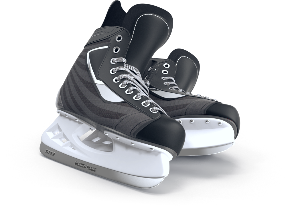 Steel blades for skates